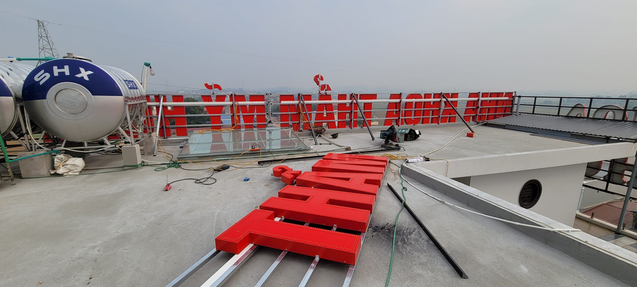 Bộ chữ led tòa nhà