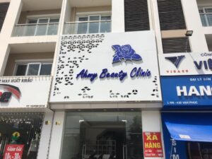Biển Spa CNC chữ nổi