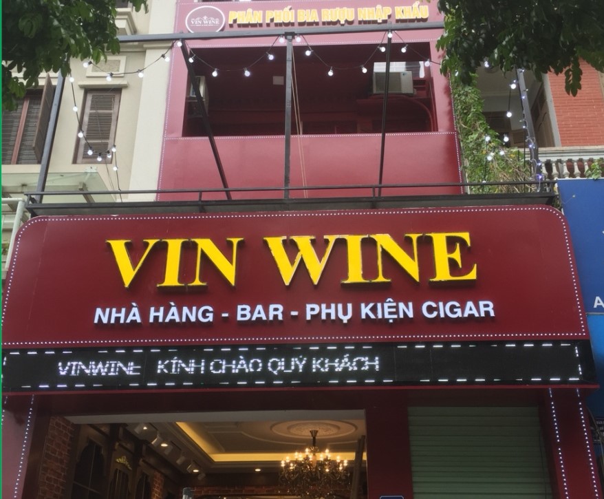 Biển quảng cáo chữ nổi, chất liệu inox