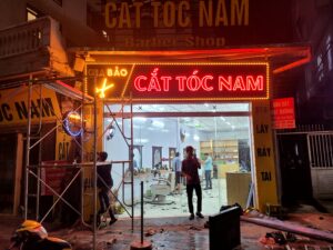 Biển quảng cáo led hair salon