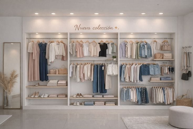 Kệ treo shop thời trang