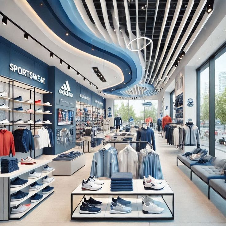 Thiết kế shop thể thao