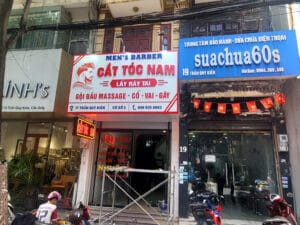 Thiết kế thi công cửa hàng tóc